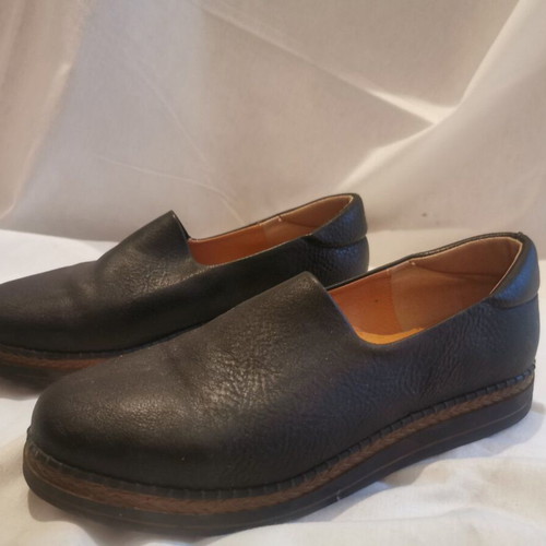 Women's leather shoes used, size 38, black
