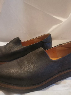 Women's leather shoes used, size 38, black