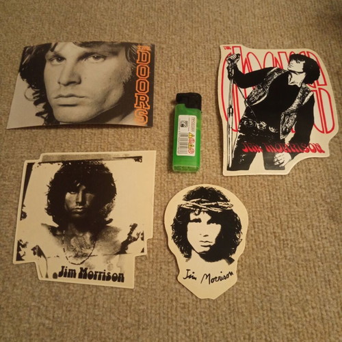 Jim Morrison The Doors stickers pack of 4 like new