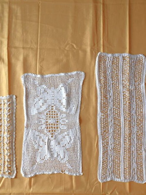 Handmade table linens new in various sizes and designs