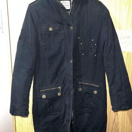 Parka used size M, black