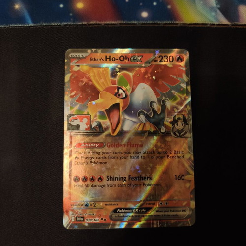 Ethan's Ho-Oh ex DRI 039/182 stamped card new