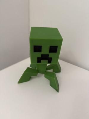 Minecraft Creeper figure like new, collectible decorative