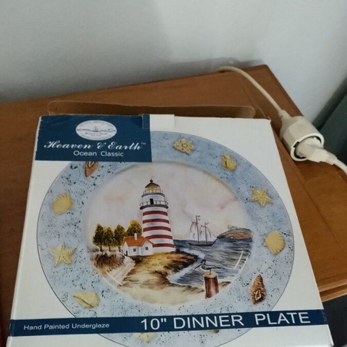 Decorative plate set 2 pieces, 15 cm diameter, new