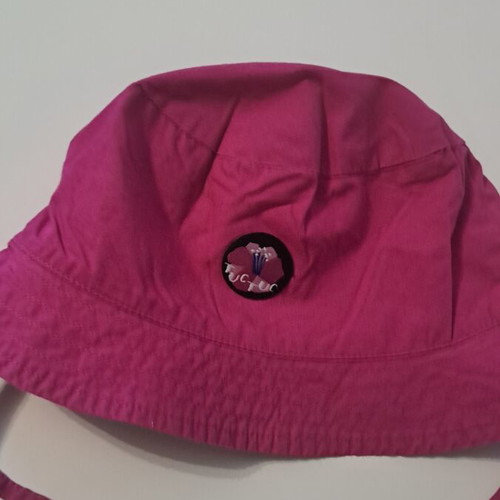 Tuc Tuc baby hat like new, pink cat design, size 50 (2-4 years)