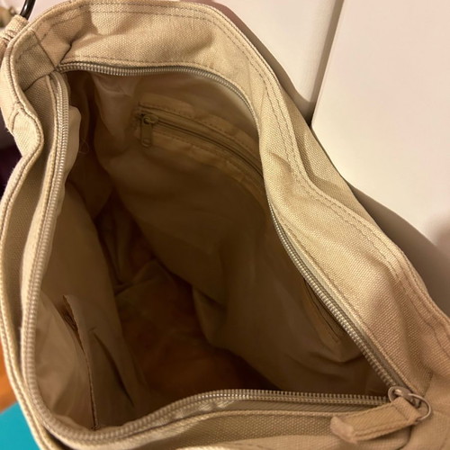 Crossbody bag used with designs