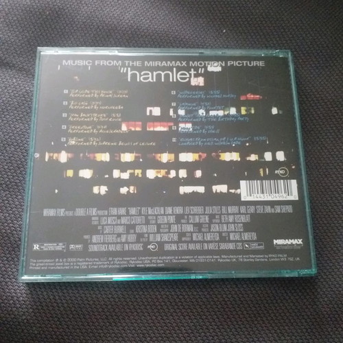 Hamlet 2000 CD soundtrack new, pop