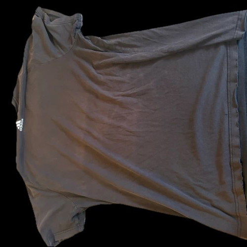 Adidas T-Shirt Graphic Logo dark gray XL used with wear and stains