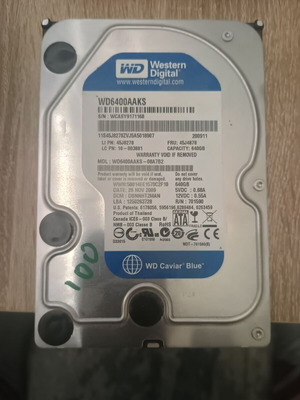 WD Blue 640GB hard drive like new