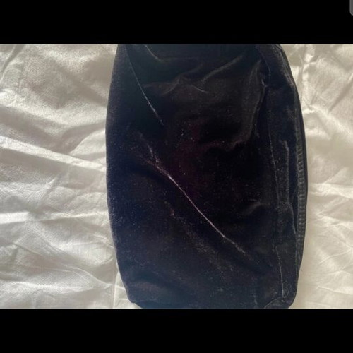 Velvet Vogue pouch like new, black