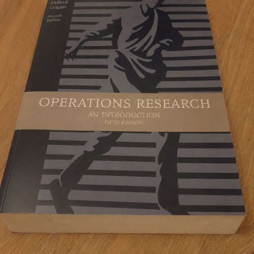 Operations Research: An Introduction 5th Edition by Hamdy A. Taha