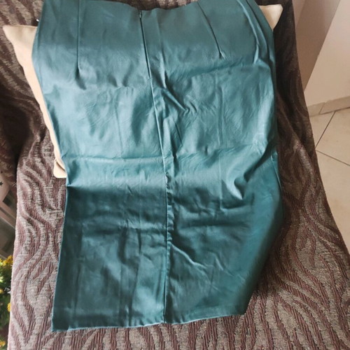 Leather skirt new green XXL 44 16 from Greek manufacturer