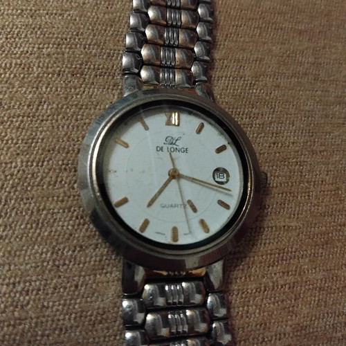 De Longe men's wristwatch used, needs battery