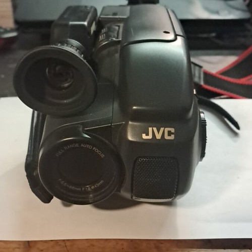 JVC video camera with charger and 2 batteries, used, good condition