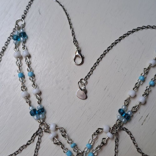 Women's Silver Necklace handmade, made to order, turquoise