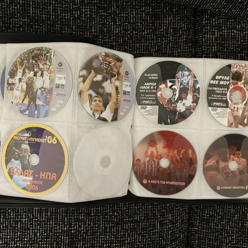 Box set of 148 sports DVDs new with top moments