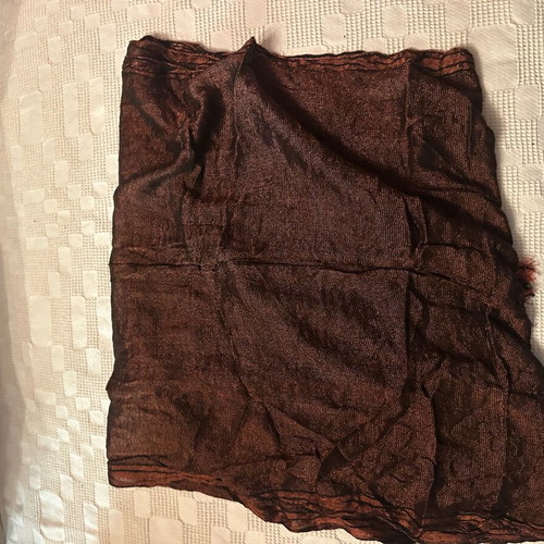 Brown scarf used