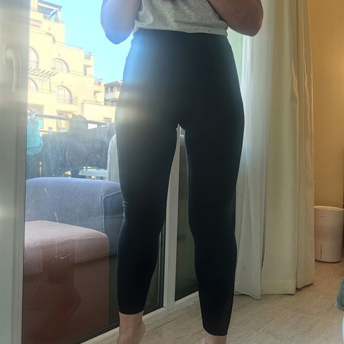 Nike black sports leggings, high waist, elastic fabric