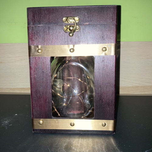 Dimple bottle lamp in original box