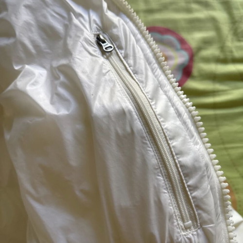 STWD Puffer Jacket, white, size L, Pull & Bear
