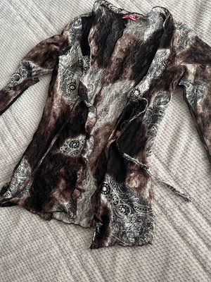 On Line cardigan brown, like new, size small