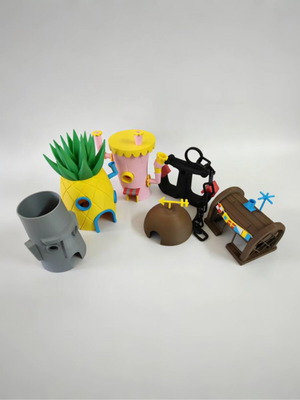SpongeBob 3D Printed Houses Set new