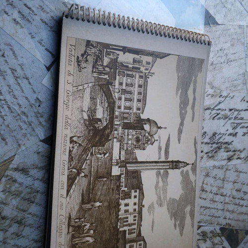 Aget Iraklis 1970 calendars used, Greek images in Venice