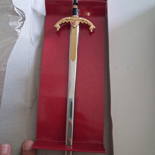 Decorative Letter Opener Sword with Box like new