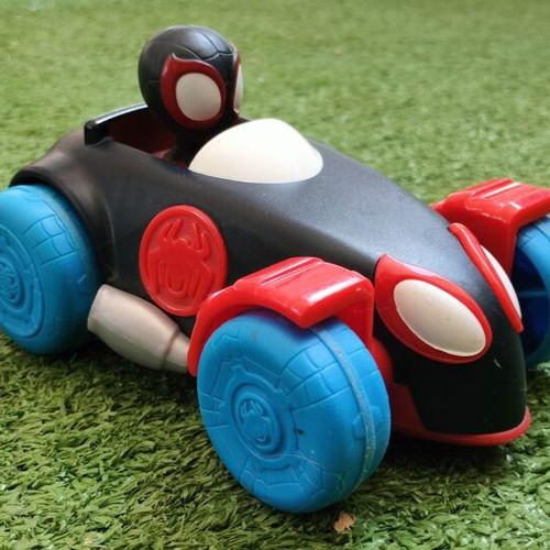 Marvel Spidey and His Amazing Friends Miles Morales Stunt Car like new