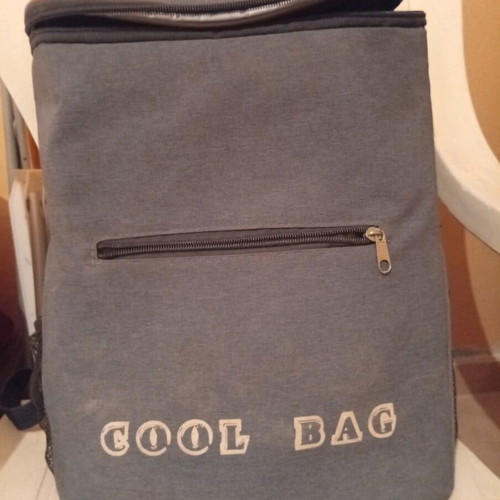 Fishing bag used, 37x30x21 cm