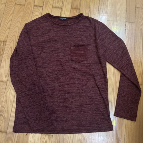 Burgundy Long Sleeve Top like new, size S