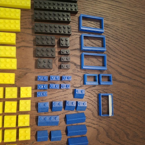 Vintage EPA building blocks used, very good condition