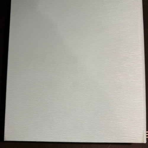 Photo album like new for newborns with silver-plated frame