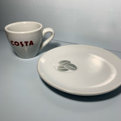 Costa Coffee 12 set small cups and saucers new