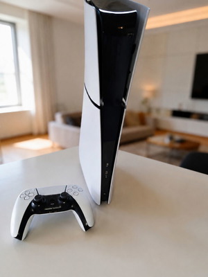 PlayStation 5 Slim Digital 1TB като нов с контролер DualSense