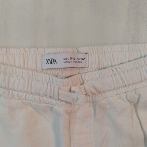 Zara kids' bermuda shorts like new, white, size 152 cm