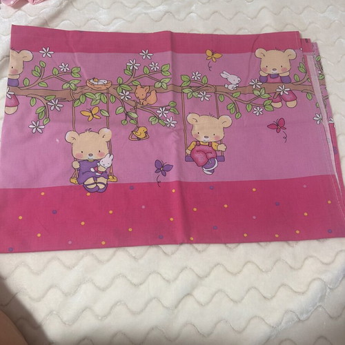 Crib sheets used, pack of 7 for girls with waterproof fitted sheet
