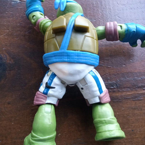 Leonardo Teenage Mutant Ninja Turtle action figure with movable arms