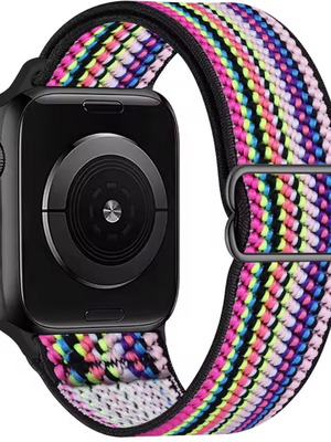 Υφασμάτινο λουράκι Apple Watch καινούργιο με πολύχρωμο design