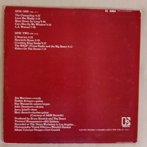 Doors L.A.Woman vinyl like new 1971
