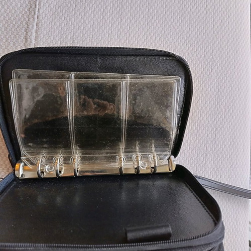 Travel organizer new, black, with 2 main storage compartments