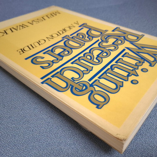 Writing Research Papers: A Norton Guide book like new