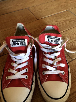Converse All Star αθλητικά μεταχειρισμένα, κόκκινα, μέγεθος 39,5