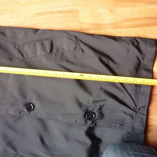 Madmext women's light black trench coat Large like new