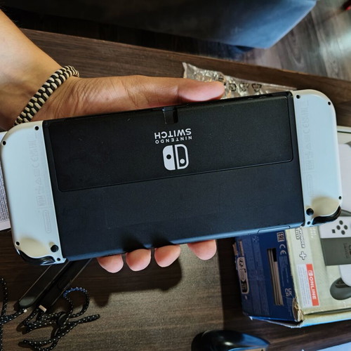 Nintendo Switch OLED Super Mario Bros Wonder Edition used console bundle