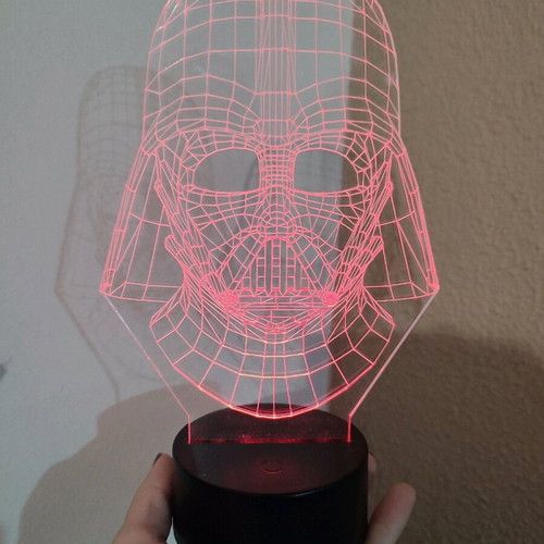 Darth Vader table lamp custom made like new