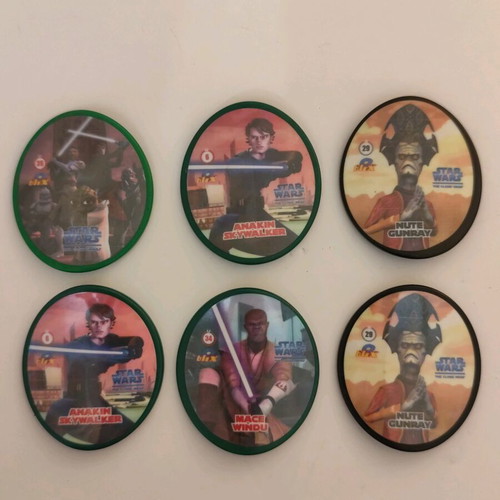 Star Wars vintage collectible tags set of 18 used
