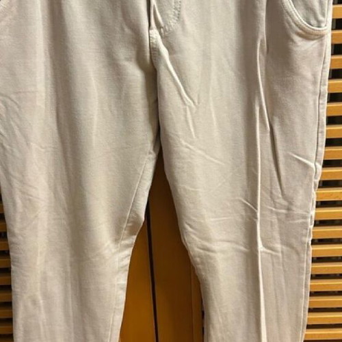 ASOS cotton tracksuit bottoms with back pockets, like new, beige, medium