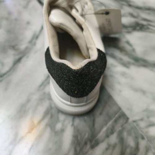 Celestino sneakers white with dark green glitter new size 36