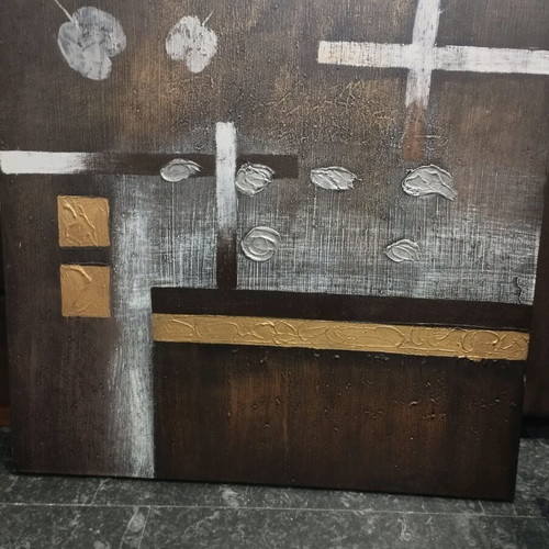 Canvas painting used 80×80cm